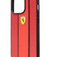 Apple iPhone 14 Pro Kılıf Ferrari PU Deri Ve Karbon Dizayn Kapak