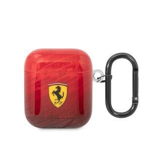 Ferrari AirPods Kılıf – Orijinal Lisanslı, SF Desenli TPU, Klasik Logolu