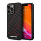 AMG iPhone 14 Pro Max Kılıf – M-Safe Uyumlu, Damalı Bayrak Desenli Liquid Silikon Kapak