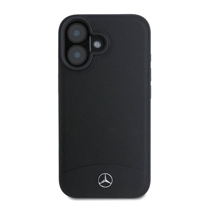 Mercedes-Benz iPhone 16 Kılıf – Orijinal Lisanslı, M-Safe Uyumlu, Dokulu ve Düz Deri Kapak