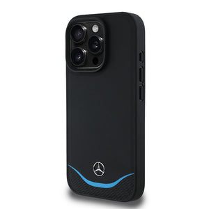 Mercedes-Benz iPhone 16 Pro Kılıf – Orijinal Lisanslı, M-Safe Uyumlu, 3D Logolu Deri Kapak