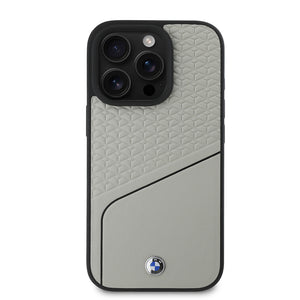 BMW iPhone 16 Pro Max Kılıf – Orijinal Lisanslı, M-Safe Uyumlu, Metal Logolu Deri Kapak