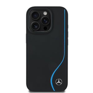Mercedes-Benz iPhone 16 Pro Max Kılıf – Orijinal Lisanslı, M-Safe Uyumlu, 3D Logolu Deri Kapak