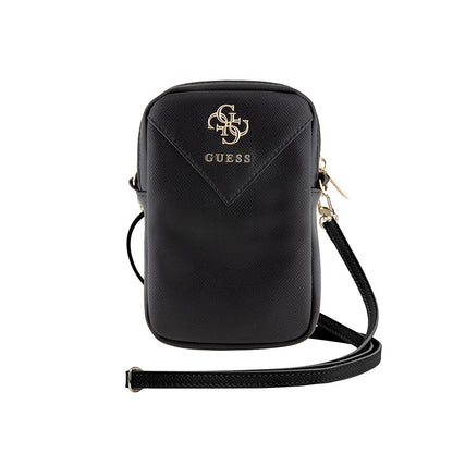 Guess 4G Desenli Çapraz Askılı Vücut Çantası – Orijinal Lisanslı, PU Deri, Metal Logolu