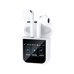Wiwu Airbuds T24 – Bluetooth v5.4, LCD Ekranlı, Dokunmatik TWS Kablosuz Kulaklık
